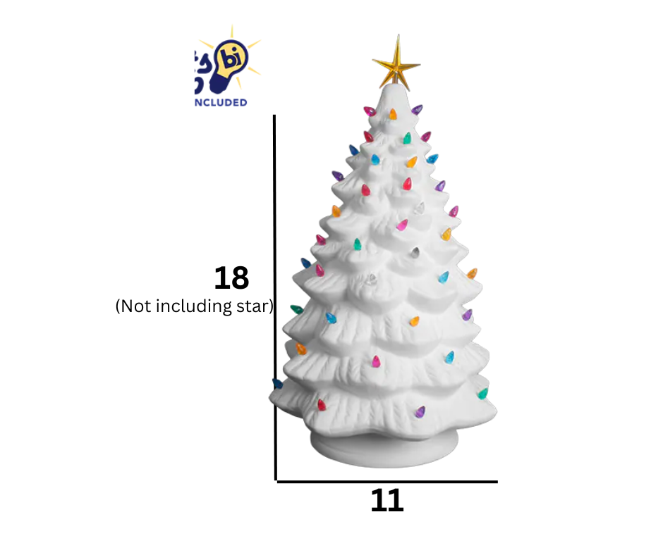 10/23 Ceramic Christmas Tree Class 6pm