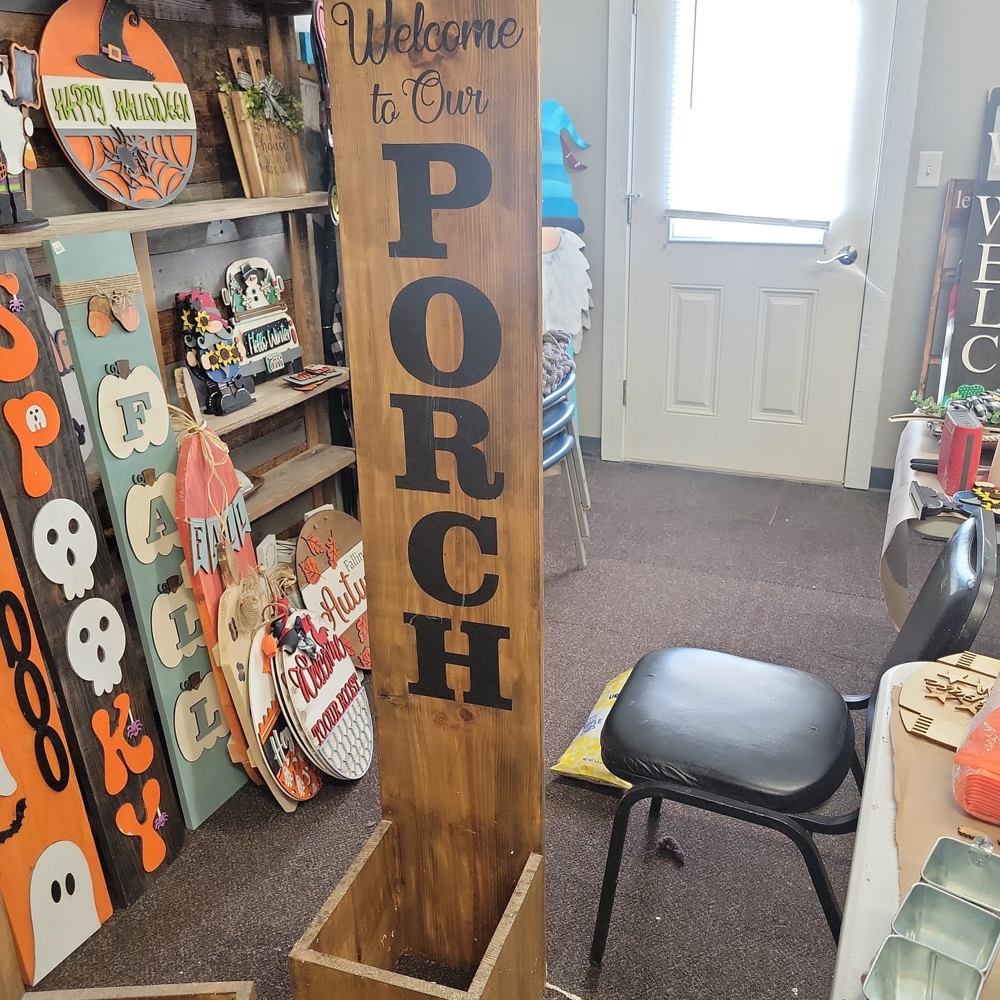 Welcome to our Porch, porch planter