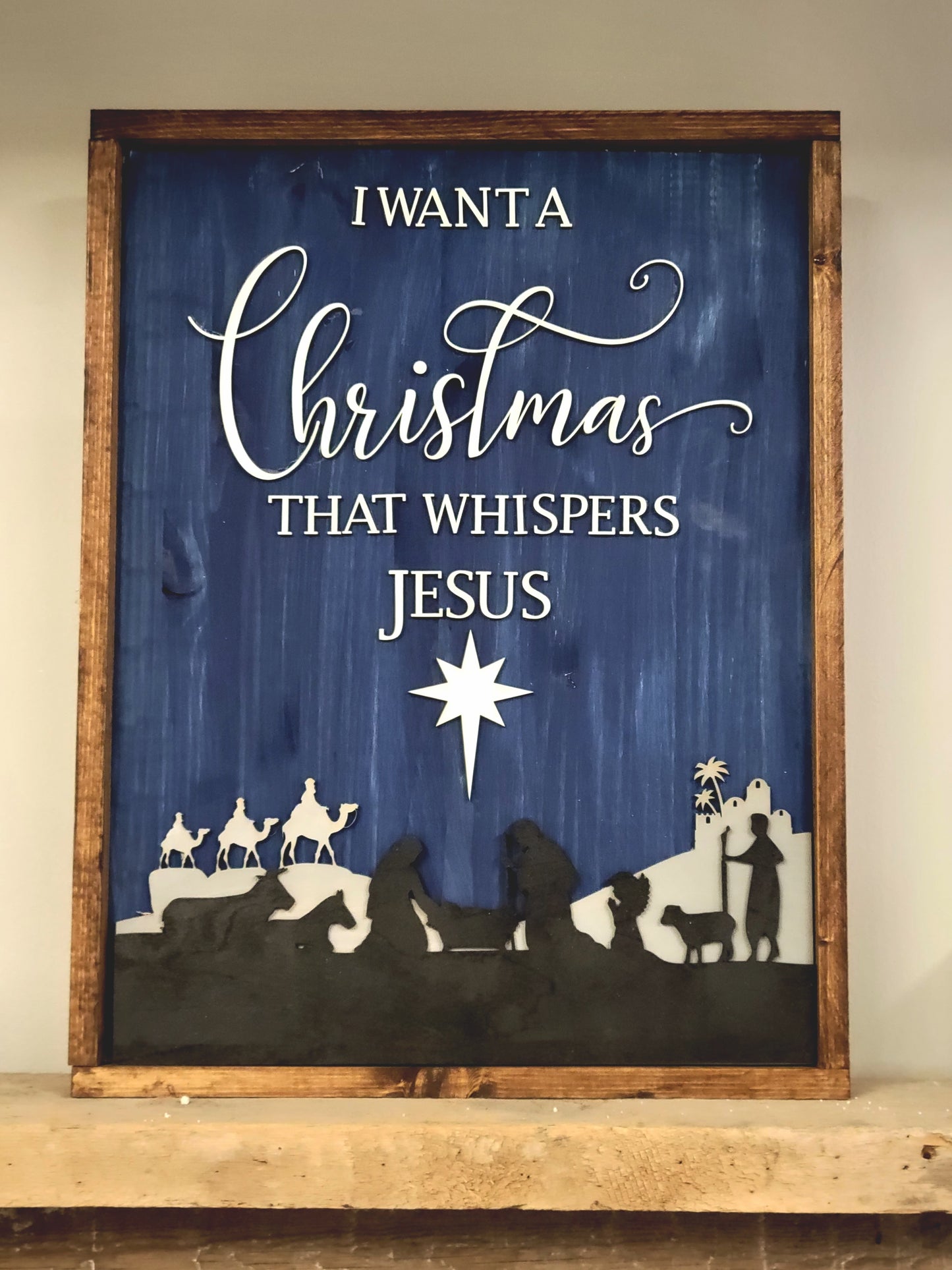 Christmas that whispers Jesus