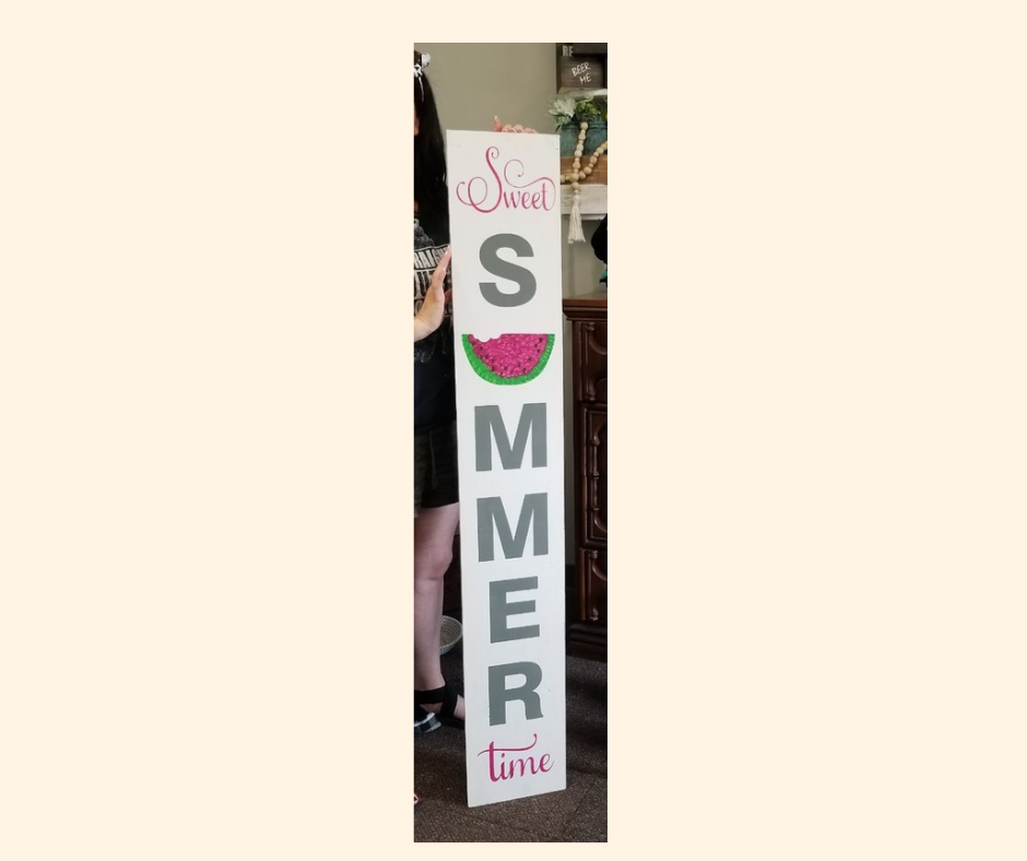 Hello Summer Porch Leaner