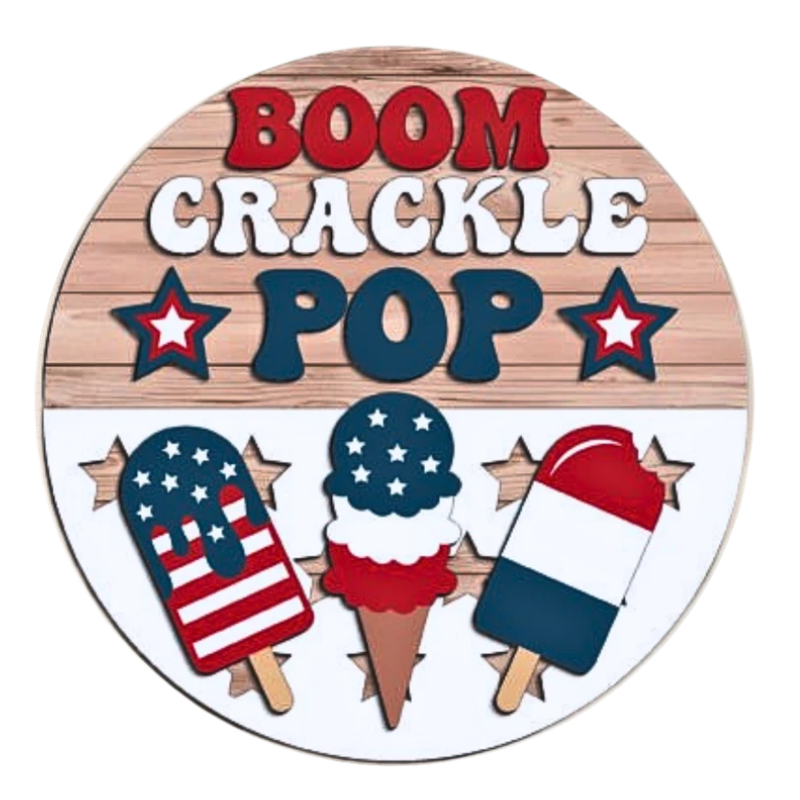 BOOM CRACKLE POP DOORHANGER