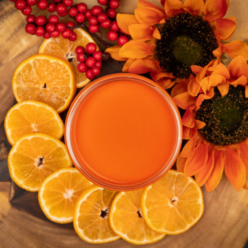 Jar of Dixie Belle Chalk Paint Florida Orange