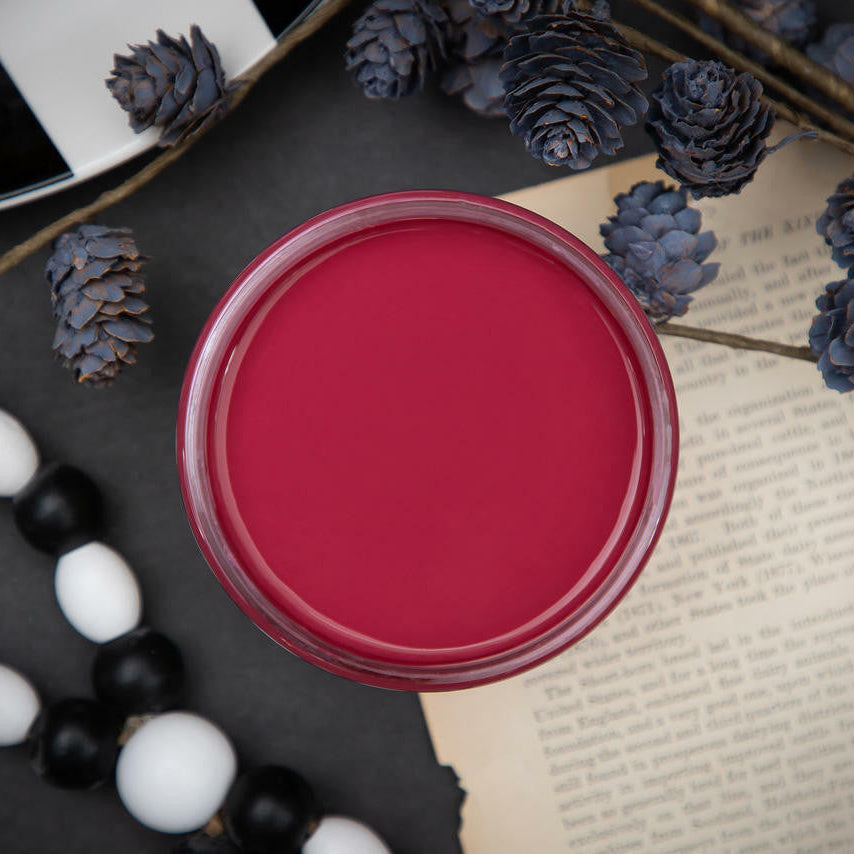 Jar of Dixie Belle Chalk Paint Plum Crazy