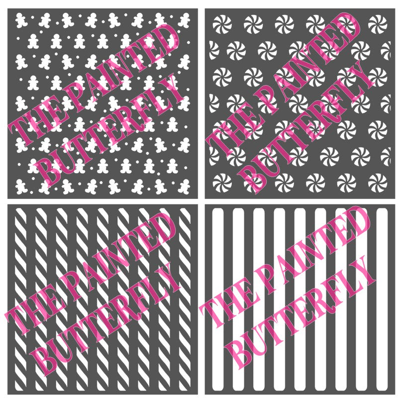 GINGERBREAD STENCIL BUNDLE