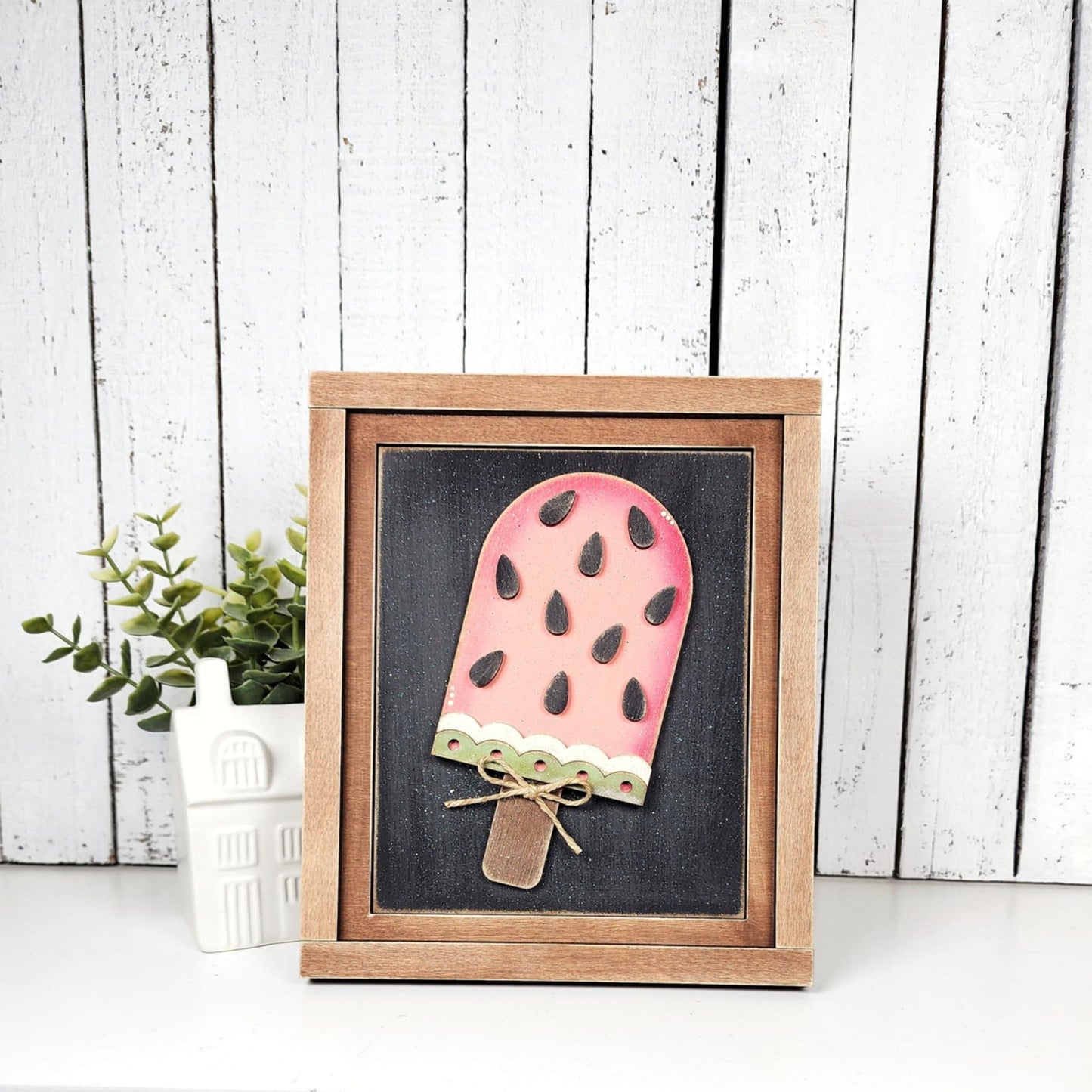 6x8 Watermelon Popsicle Sign (Sign Only) Frame sold separately