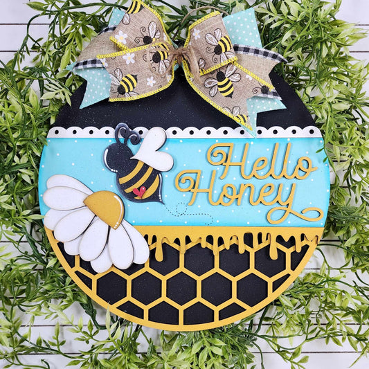Hello Honey Doorhanger