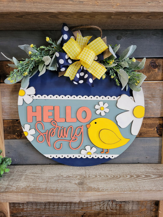 Hello Spring with bird