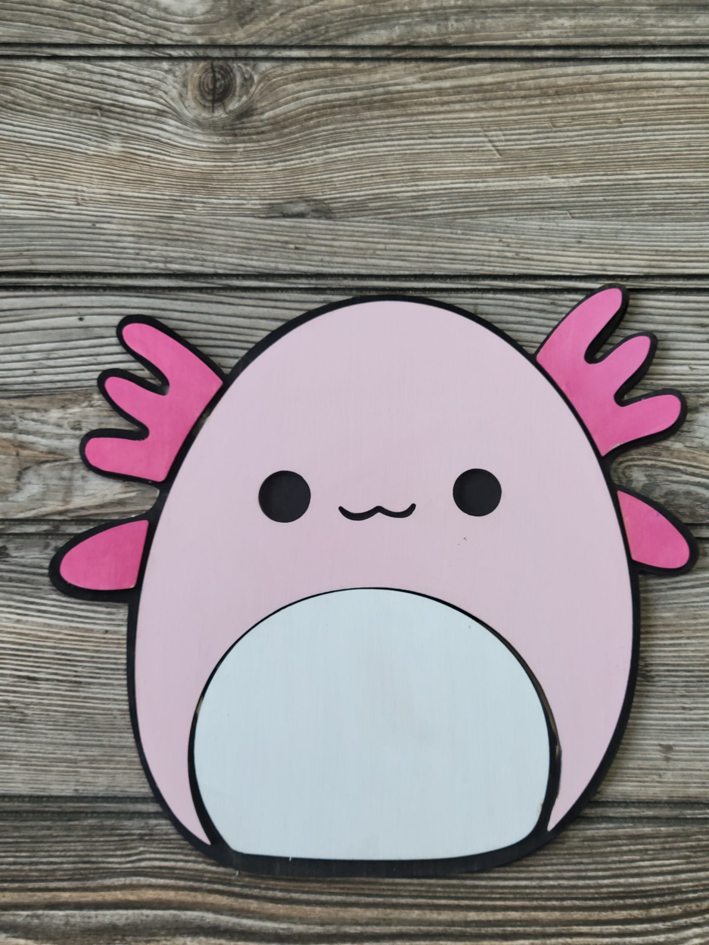 Axolotl Squishy Sign