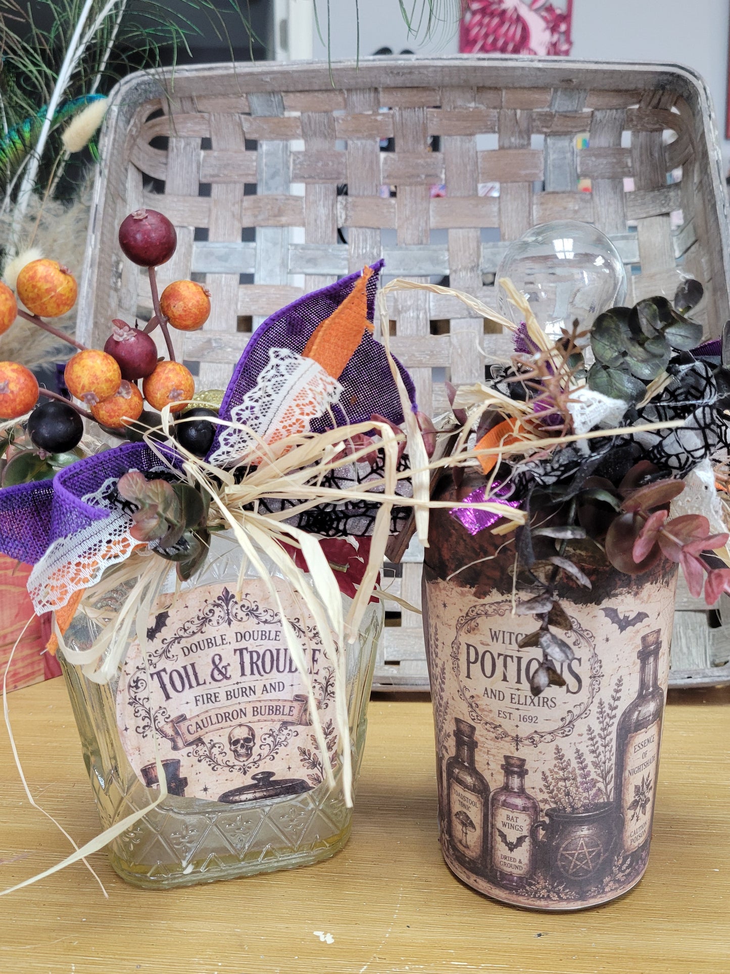 9/30 @6pm Potions & Peculiarities: Halloween Potion Bottle Workshop