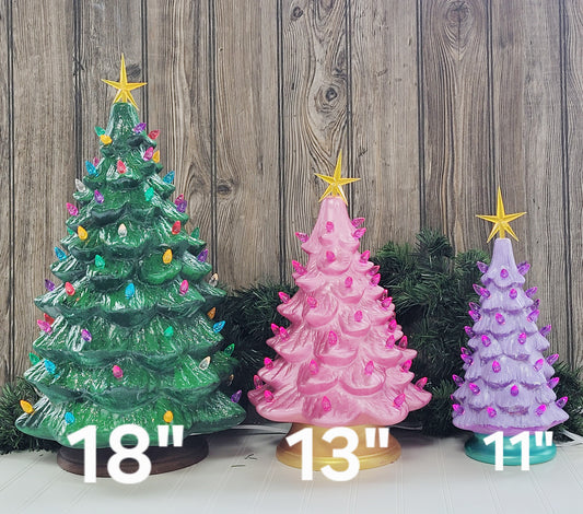 11/13 Ceramic Christmas Tree Class 6pm