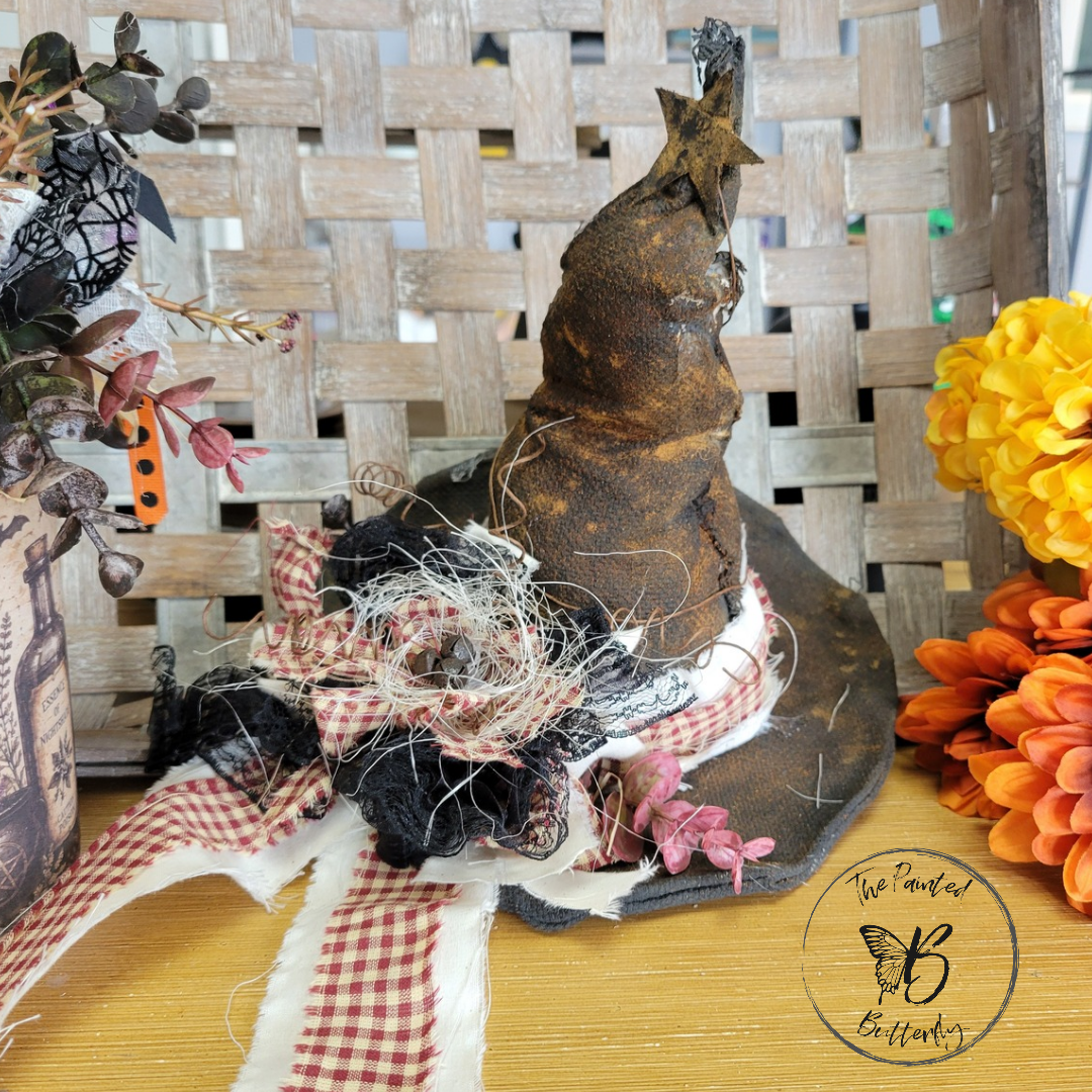 8/27 @ 6pm No-sew Vintage Witches Hat