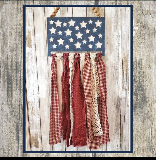 Patriotic Flag Hanger