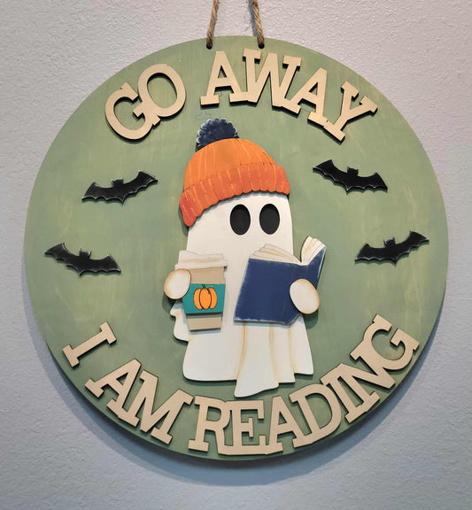 Go Away Ghost With Book