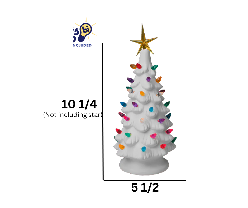 2/3 Ceramic Christmas Tree Class 6pm