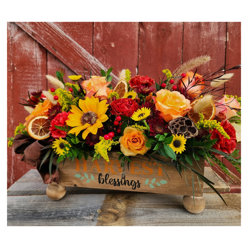 11/23 @ 6pm Fresh Flower Fall Arranging Class
