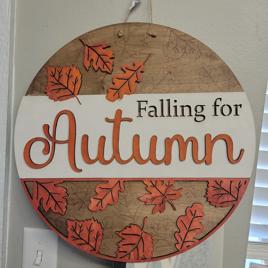 Falling for Autumn Door Hanger