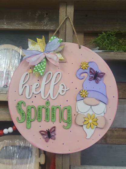 Hello Spring Gnome DIY Kit