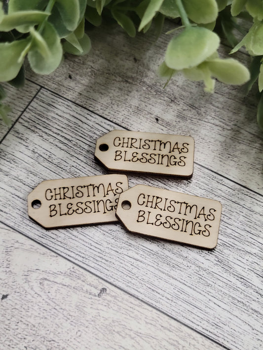 50 Christmas Blessings Wood Tags