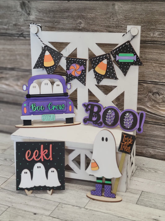 Boo Crew Tiered Tray Decor Kit