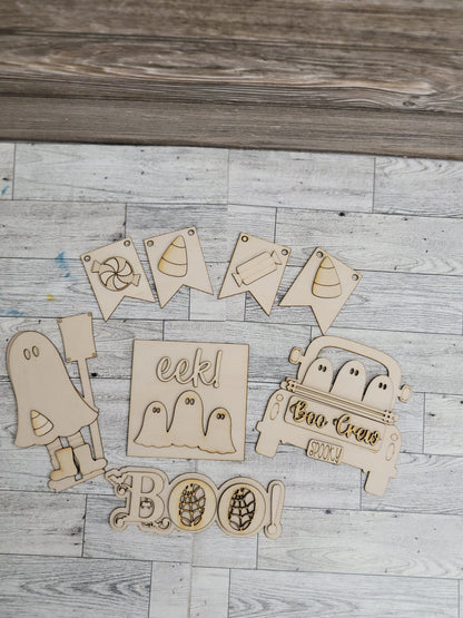 Boo Crew Tiered Tray Decor Kit