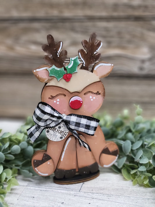 Cute Reindeer Shelf Sitter Kit