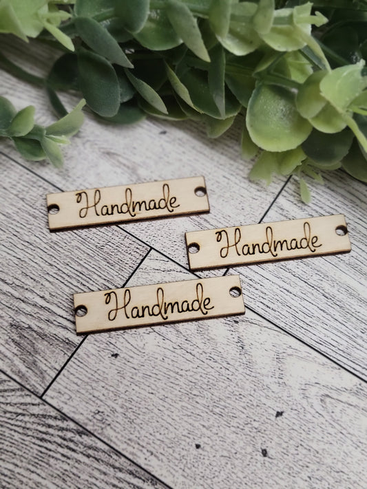 50 Handmade Wood Tags