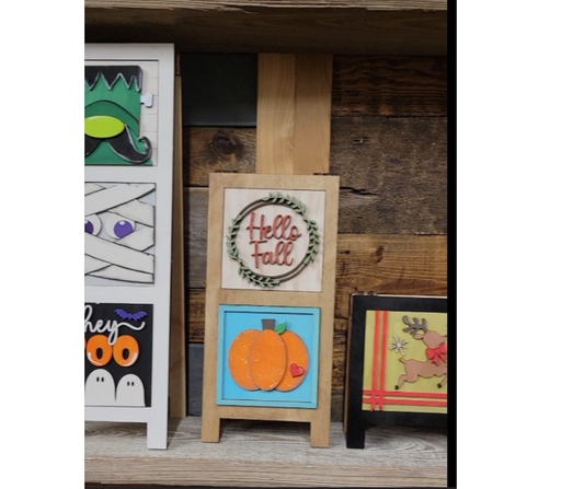 Interchangeable Sandwich Board Tabletop Frame