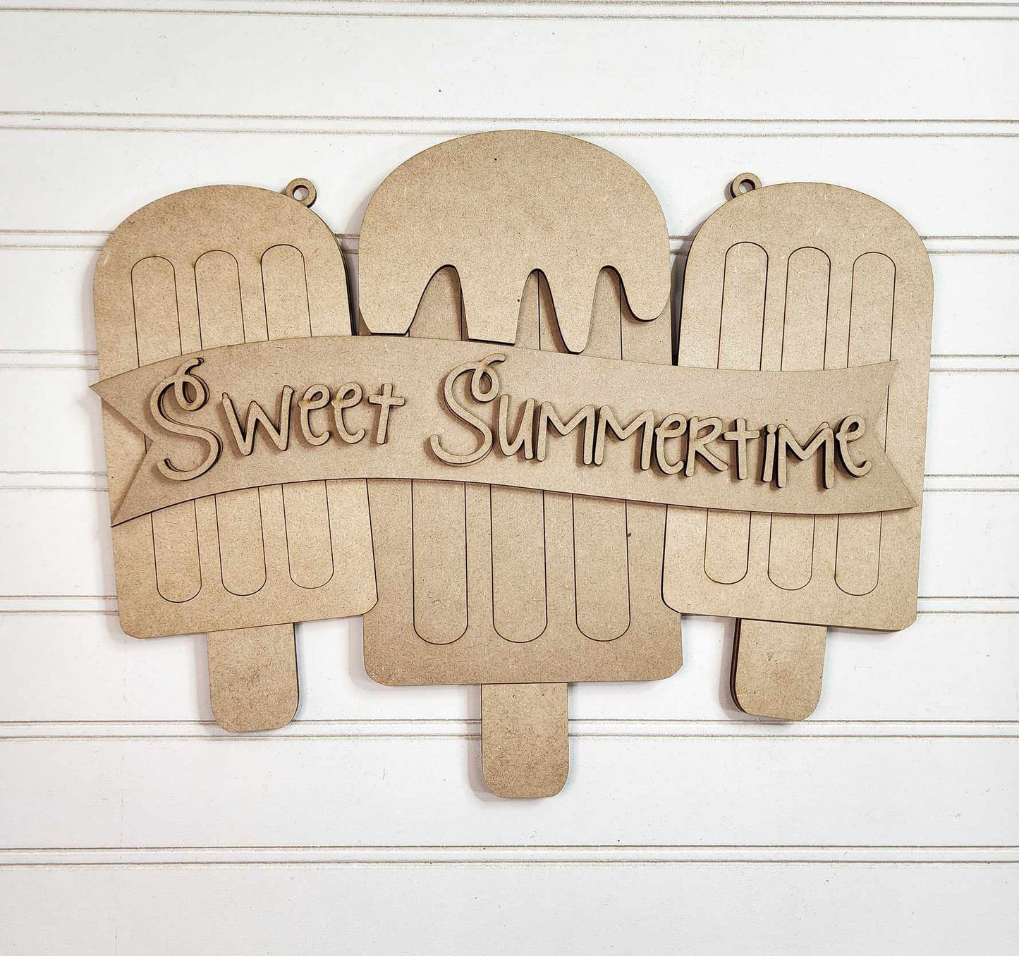 Sweet Summertime Popsicle Doorhanger Kit