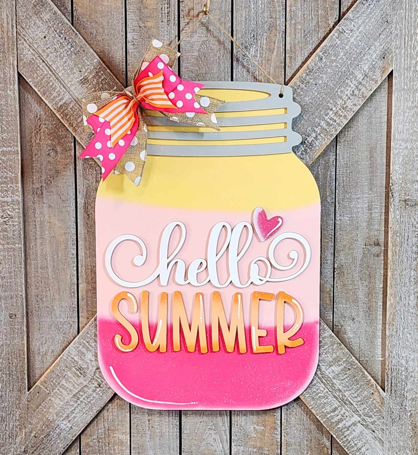 Hello Summer Leomande Doorhanger DIY Kit