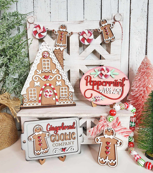 Gingerbread Mini Decor Set