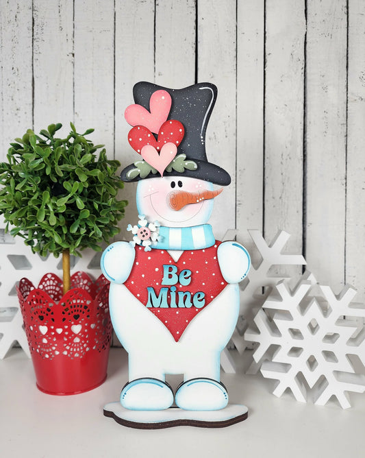 Be Mine Standing Snowman