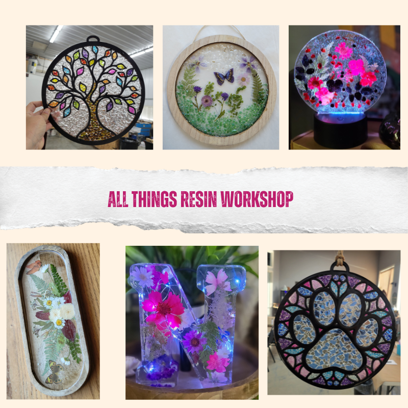 7/28 @ 6PM ALL THINGS RESIN WORKSHOP