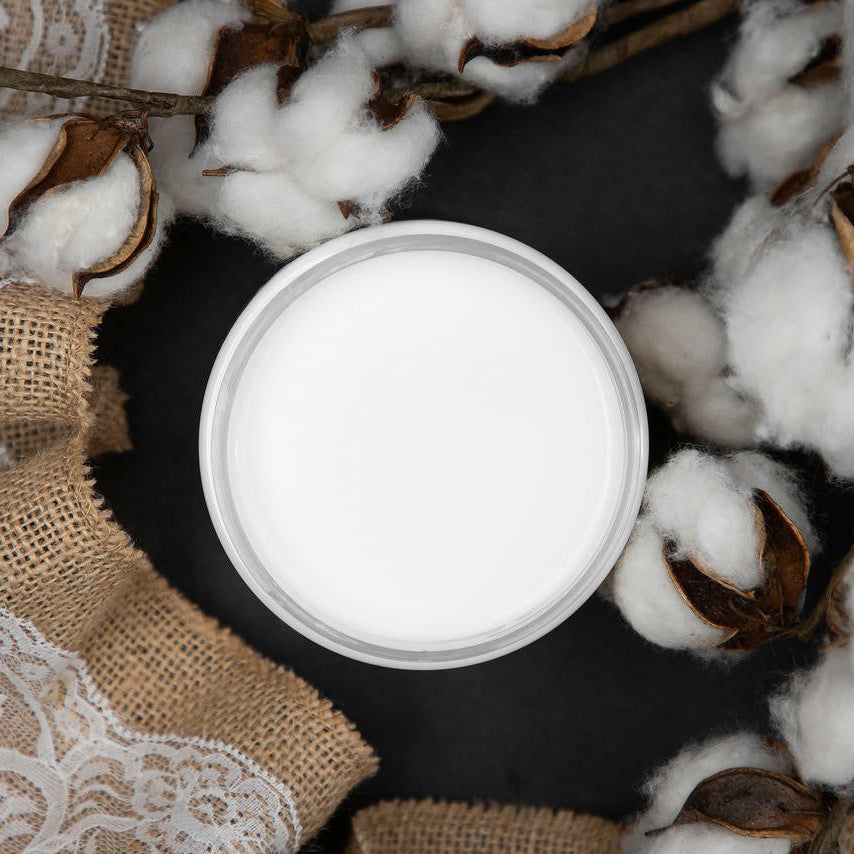 Jar of Dixie Belle Chalk Paint Cotton 