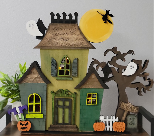 9/11 Lighted Spooky House 6pm