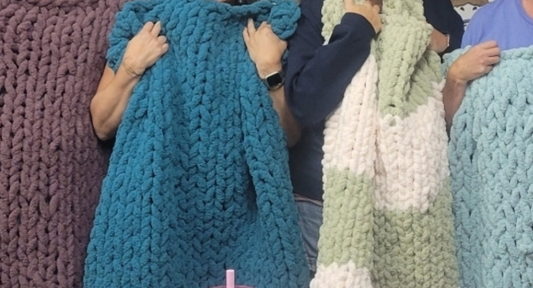 9/7 Chunky Blanket Class 1:00