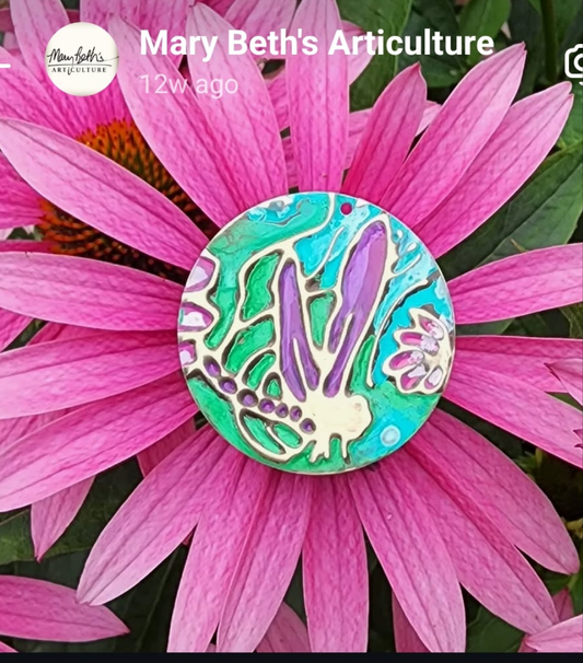 10/25 Metal Embossing Jewelry Class 10am