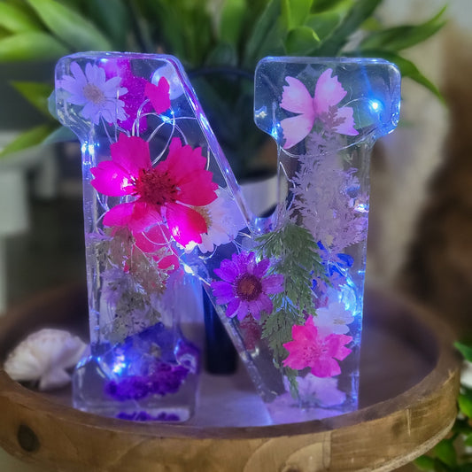 6/11 @ 6PM LIGHTED RESIN LETTER