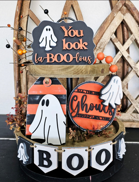 Halloween decor Bundle/Tiered Tray set