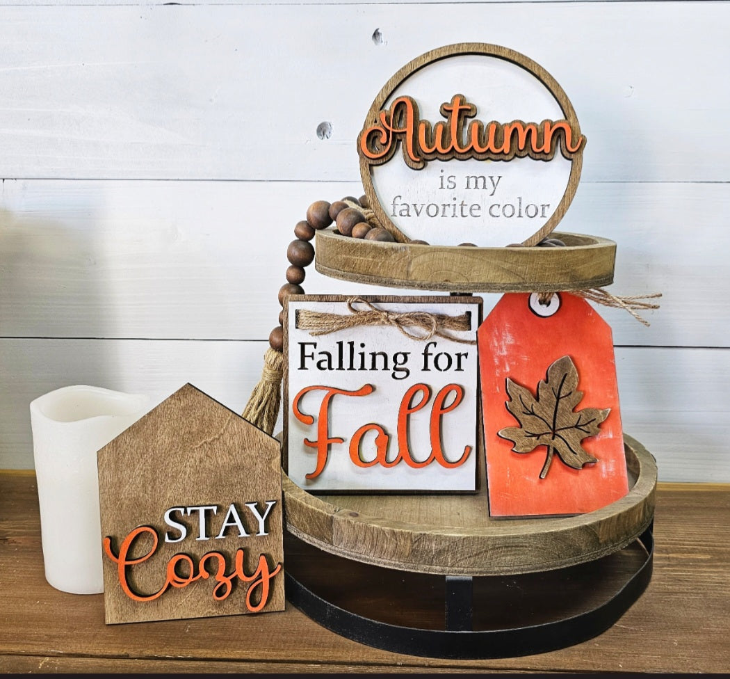 Fall Decor bundle/Tiered Tray Decor