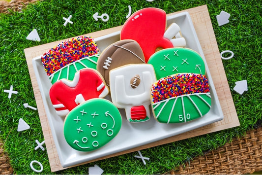 9/21 Sugar Cookie Decorating Class 3pm Football and Frosting with host Sugar Dreams