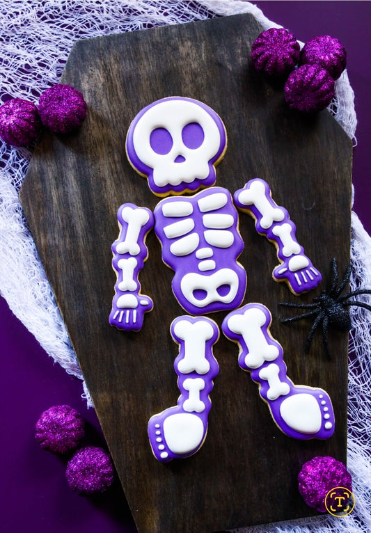 10/26 Sugar Cookie Decorating 3pm. Sweet Skeleton with host Sugar Dreams