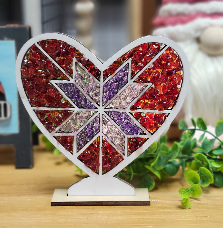 Desktop Heart Suncatcher