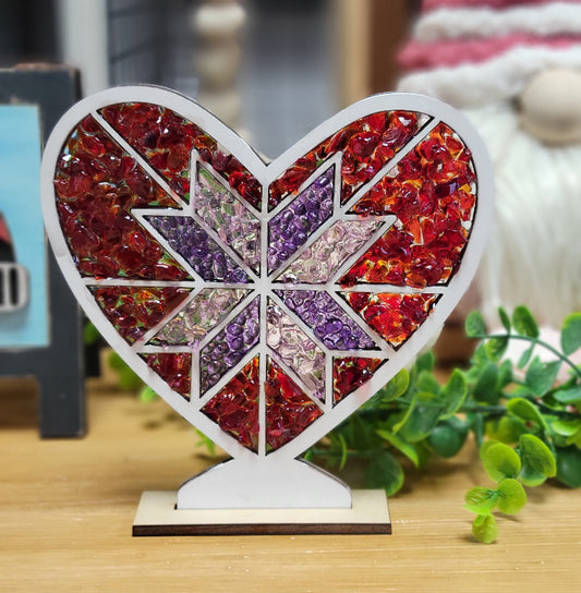 Desktop Heart Suncatcher