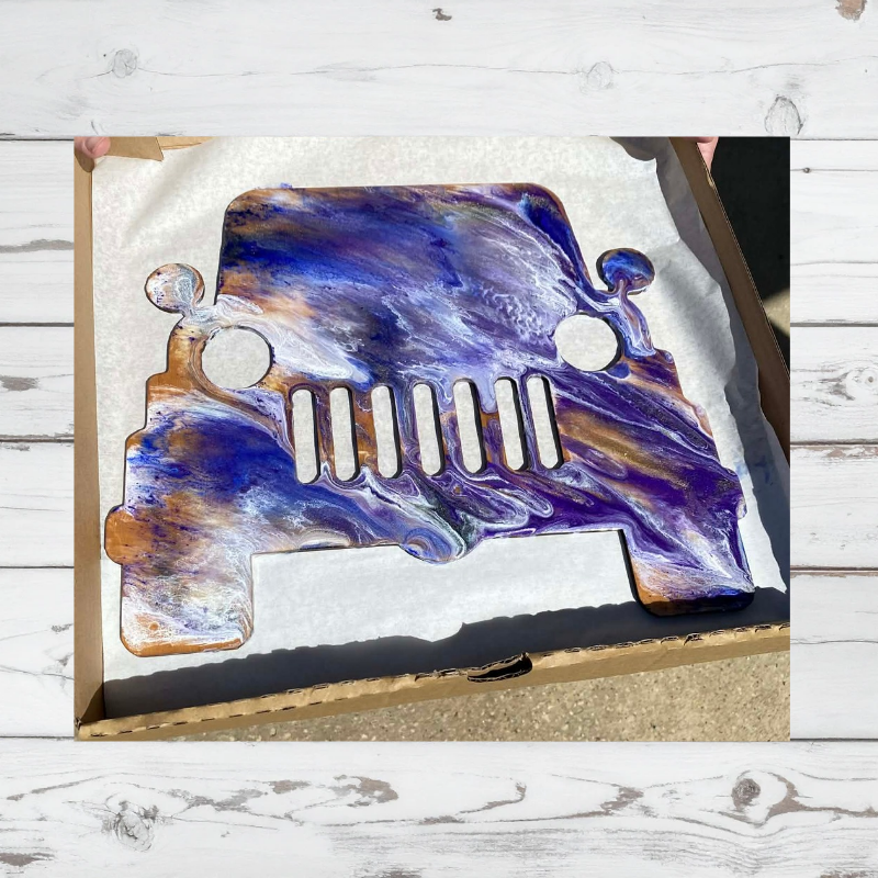 6/17 @ 6PM Resin Pour Workshop