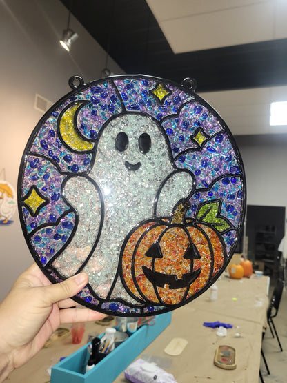 Glass and Resin Suncatcher
