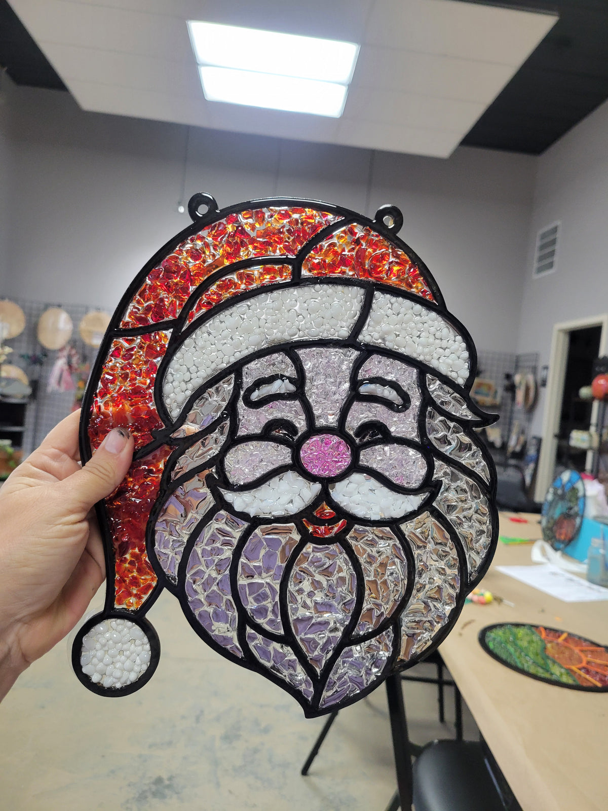 Glass and Resin Suncatcher
