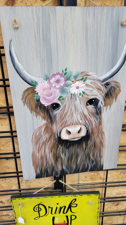 5/19 Highland Cow Painting 6pm