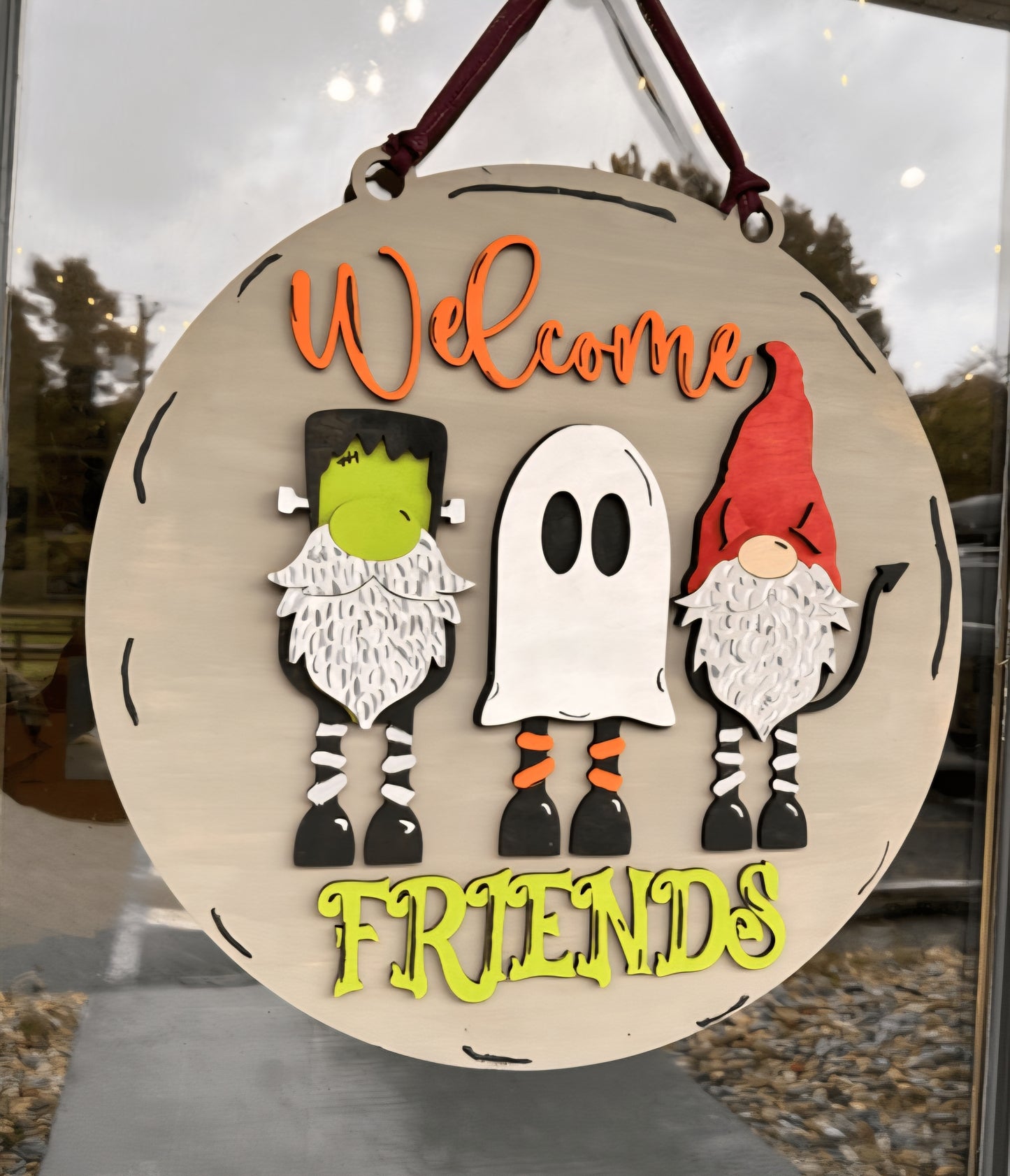 Welcome Friends Doorhanger