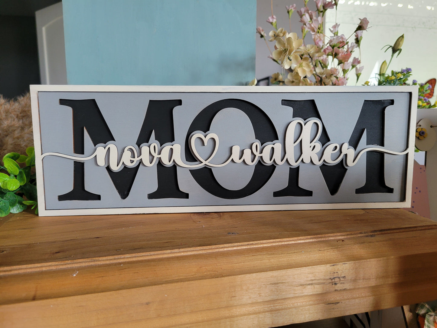 Personalized Mother’s Day Sign | Custom Mom, Grandma, Nana Name Sign