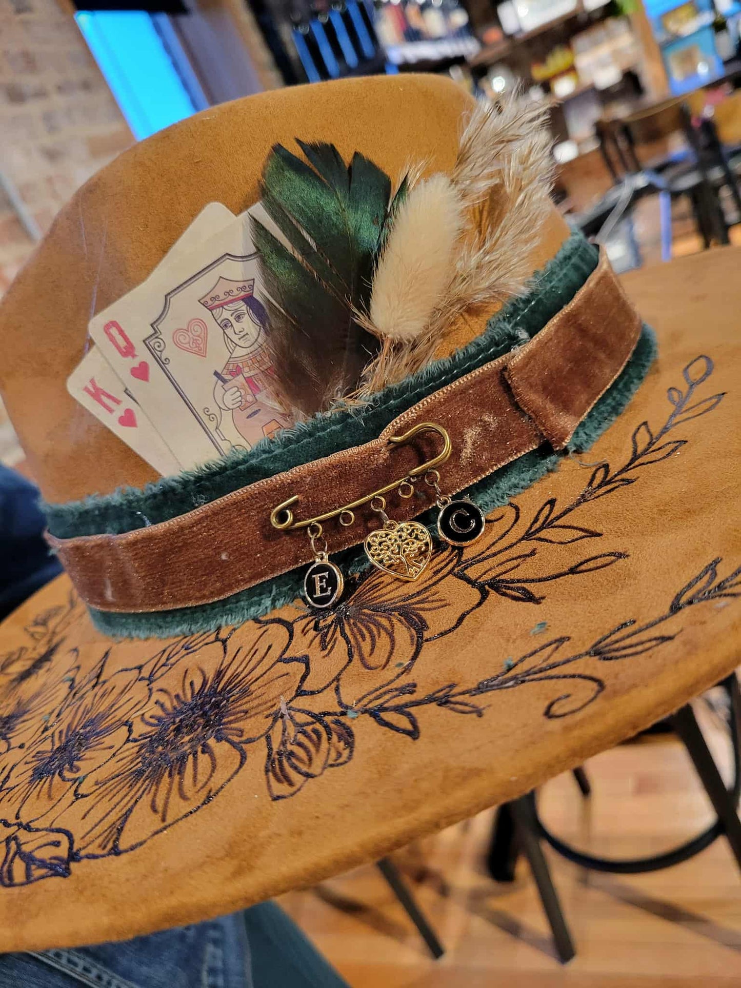 12/2 Hat Burning Class and Embellishment Bar 6pm